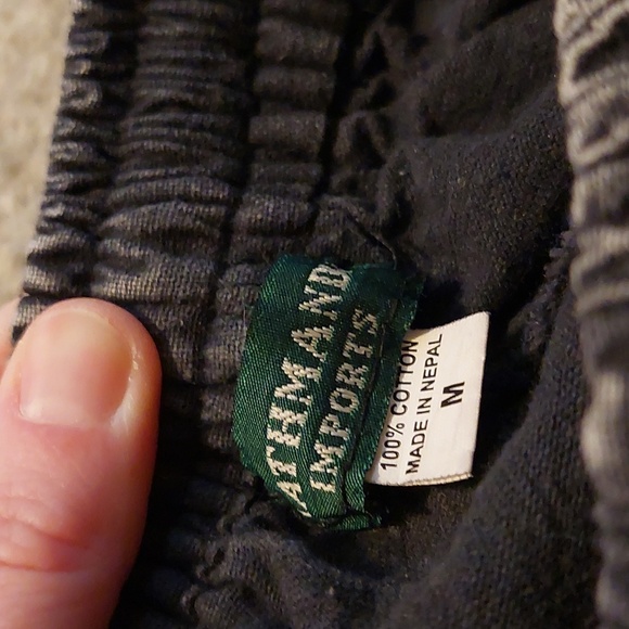 Kathmandu Imports Black Joggers - Picture 2 of 5